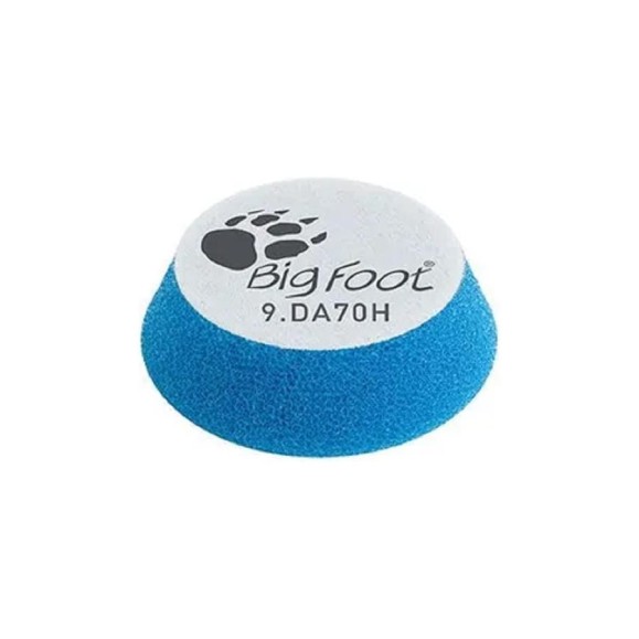 Поролоновый полировальный диск Rupes 50/65 мм, жесткий, голубой, липучка (Velcro) 9.DA70H
