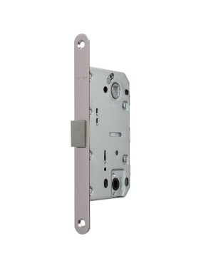 Корпус замка DOORLOCK V 432/WC/50/96/18/SN, матовый никель, WC, бэксет 50мм, межосевое расстояние 96мм, фронтальная планка шириной 18мм, шток 6 79127