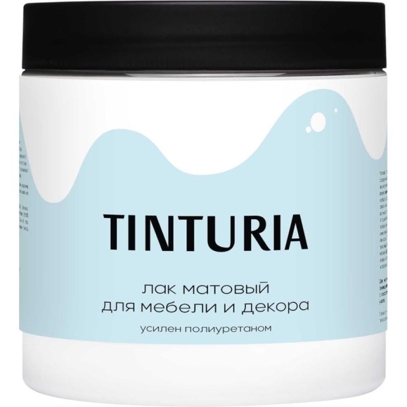 Лак для мебели и декора TINTURIA матовый c добавлением ПУ 0.5 кг /6 ЭК000147418