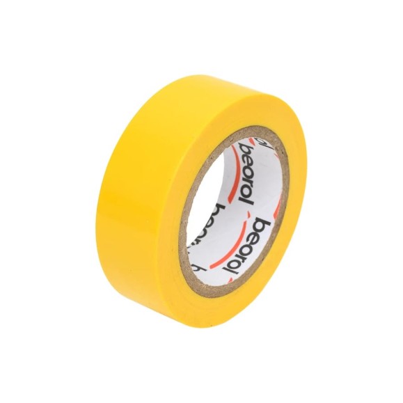 Изолента BEOROL ПВХ, 19 мм, 10 м, желтая 245320 Изолента BEOROL ПВХ, 19 мм, 10 м, желтая 245320