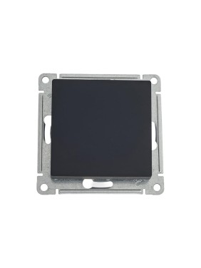 1-клавишный переключатель Systeme Electric ATLASDESIGN RRR сх.6, 10АХ, механизм, КАРБОН ATN001061R