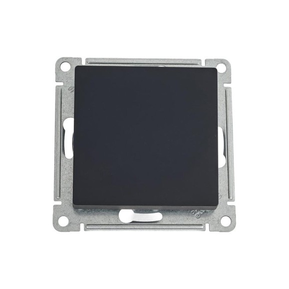 1-клавишный переключатель Systeme Electric ATLASDESIGN RRR сх.6, 10АХ, механизм, КАРБОН ATN001061R