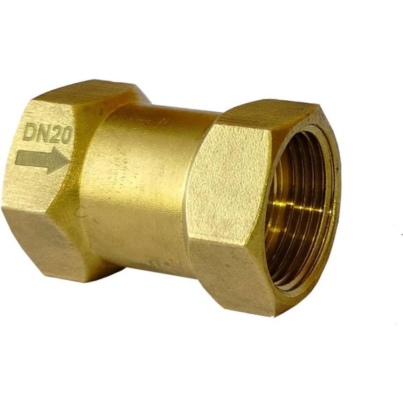 Клапан обратный латунный Апогей DN20-PN10-G3/4-ММ 2 шт 211008 Клапан обратный латунный Апогей DN20-PN10-G3/4-ММ 2 шт 211008