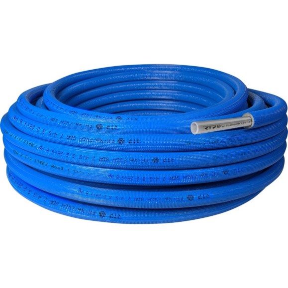 Труба RTP EVOH PE-Xa в изоляции, 25x3.5x6, 50м, синяя, 47936 Труба RTP EVOH PE-Xa в изоляции, 25x3.5x6, 50м, синяя, 47936