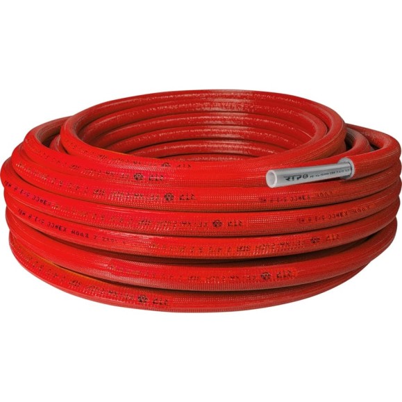 Труба RTP EVOH PE-Xa в изоляции, 16x2.2x6, 100м, красная, 47926 Труба RTP EVOH PE-Xa в изоляции, 16x2.2x6, 100м, красная, 47926