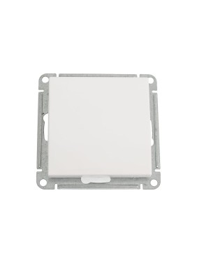 1-клавишный переключатель Systeme Electric W59 aqua, 10ах, ip44, механизм, белый VS610-156B-1-86