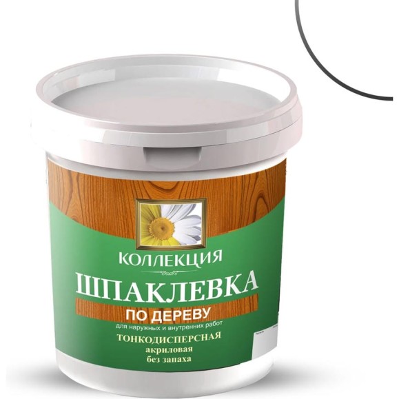 Шпаклевка по дереву КОЛЛЕКЦИЯ белая 0.8кг 01141 Шпаклевка по дереву КОЛЛЕКЦИЯ белая 0.8кг 01141
