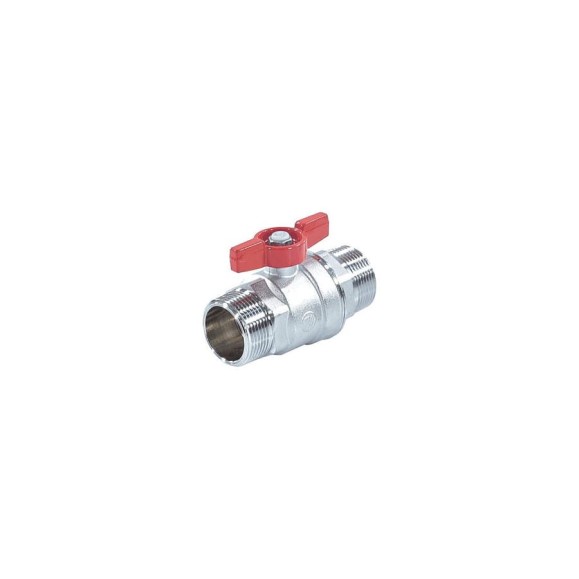 Шаровой кран Giacomini латунь хром R253D 25 Ру35 НР бабочка R253X005 007-0899 Шаровой кран Giacomini латунь хром R253D 25 Ру35 НР бабочка R253X005 007-0899