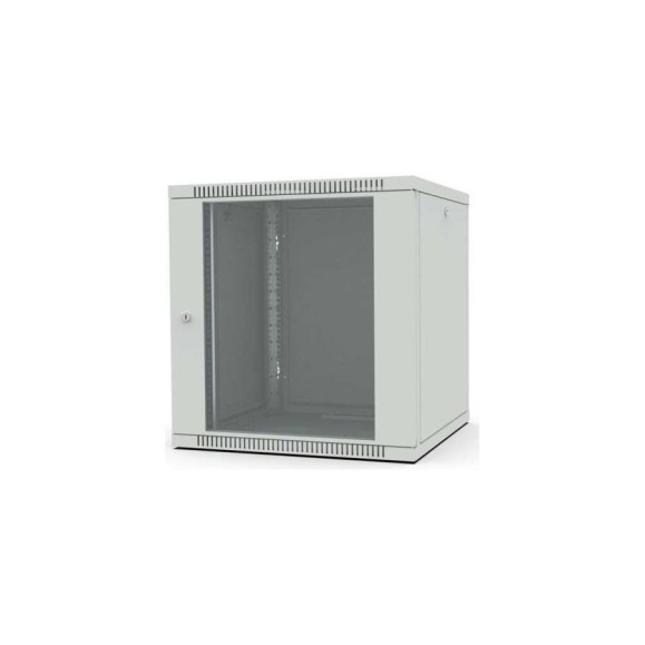 Шкаф настенный Filum 19, 12U Wall Box (ШxГxВ) 600x600x490 мм, дверь стеклянная, цвет серый RAL7035 FL-WB-1266GM-GY