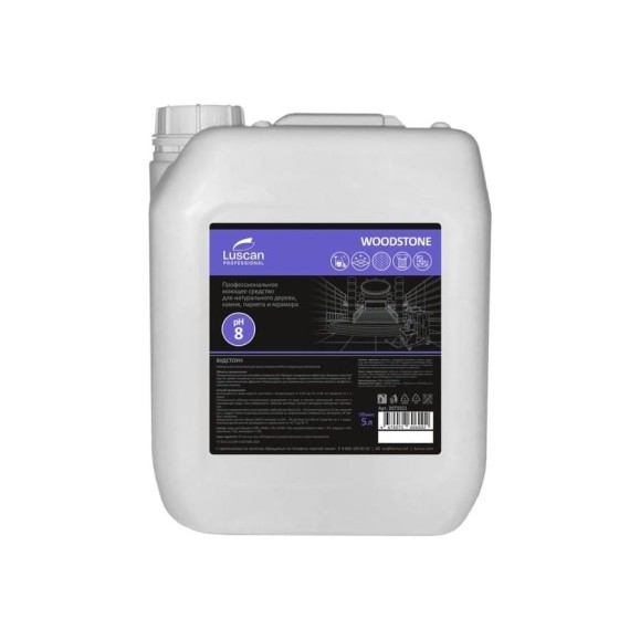 Средство для мытья полов для ламината и мрамора Luscan PROFESSIONAL Prof/Woodstone, 5 л 2073551 Средство для мытья полов для ламината и мрамора Luscan PROFESSIONAL Prof/Woodstone, 5 л 2073551