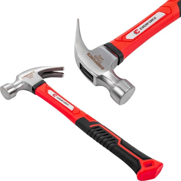 Молоток-гвоздодер EVERFORCE 250гр EF-T7008(65268)
