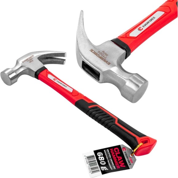 Молоток-гвоздодер EVERFORCE 680гр EF-T7024(65272)