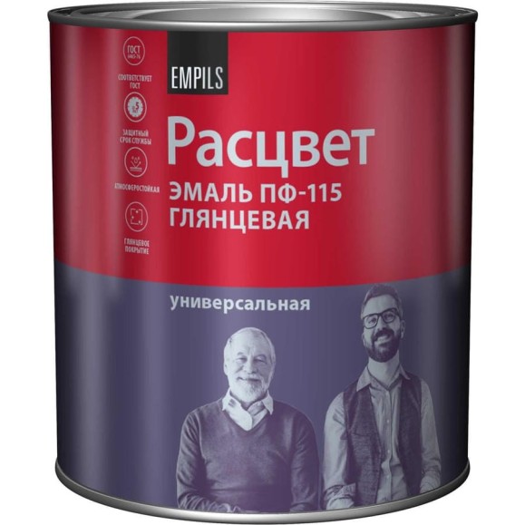 Эмаль Расцвет ПФ-115 голубая, 2.7 кг 9090 Эмаль Расцвет ПФ-115 голубая, 2.7 кг 9090