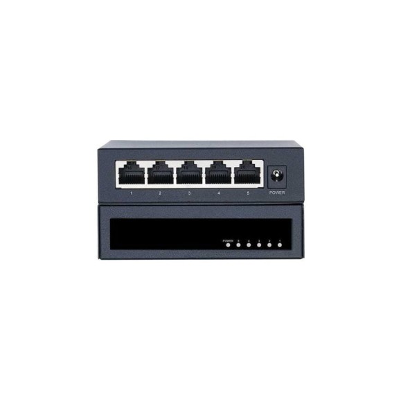 Коммутатор неуправляемый NETLAN 4_10/100Мбит/с PoE (af/at), 1_100Мбит/с RJ45 NLS-115P