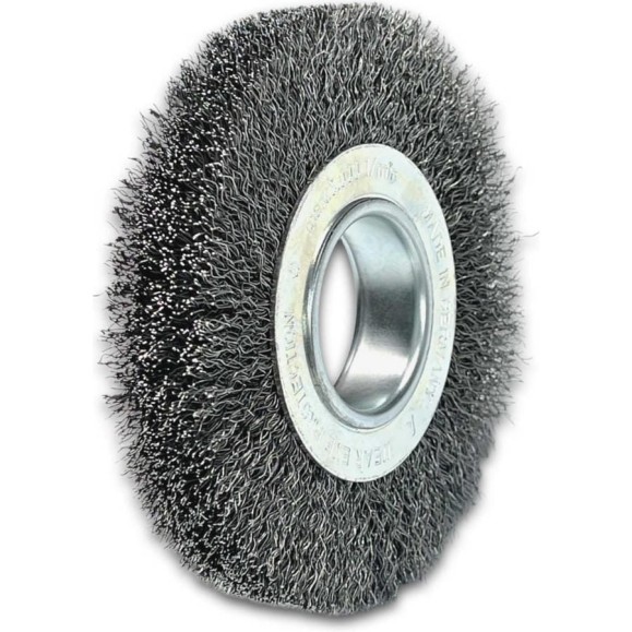 Щетка дисковая гофрированная Lessmann Д125x21-23, STA 0,30мм + адаптеры 334162 Щетка дисковая гофрированная Lessmann Д125x21-23, STA 0,30мм + адаптеры 334162