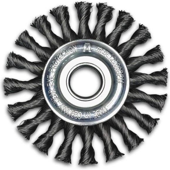 Щетка дисковая жгутовая Lessmann Д125x14x22,2 STA 0,50мм 4732110P Щетка дисковая жгутовая Lessmann Д125x14x22,2 STA 0,50мм 4732110P