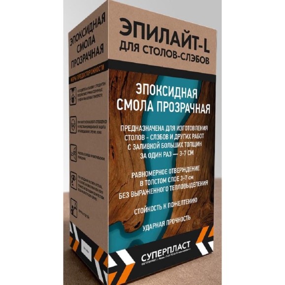 Смола эпоксидная для творчества Суперпласт Эпилайт L для толстых заливок 1,3 кг 4687203030001 Смола эпоксидная для творчества Суперпласт Эпилайт L для толстых заливок 1,3 кг 4687203030001