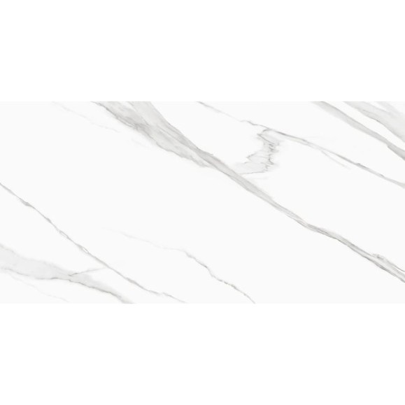 Керамогранит Лайф Калакатта / Life Calacatta матовый 1200х600х9,5 1,44м2 белый (2 шт в уп.) Delacora D120239M