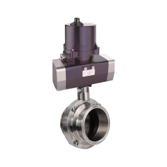 Затвор дисковый DN.ru 304-304-EPDM-2W-C-H Ду80 Ру10 электропривод 220В D050-81289