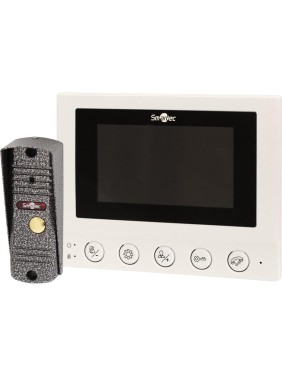 Комплект Smartec ST-MS604S-WT белый монитор видеодомофона 4 и панель вызова 600ТВЛ smkd0694.1