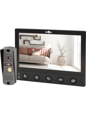 Комплект Smartec ST-MS607HS-BK черный монитор видеодомофона 7 AHD и панель вызова 1080P smkd0696