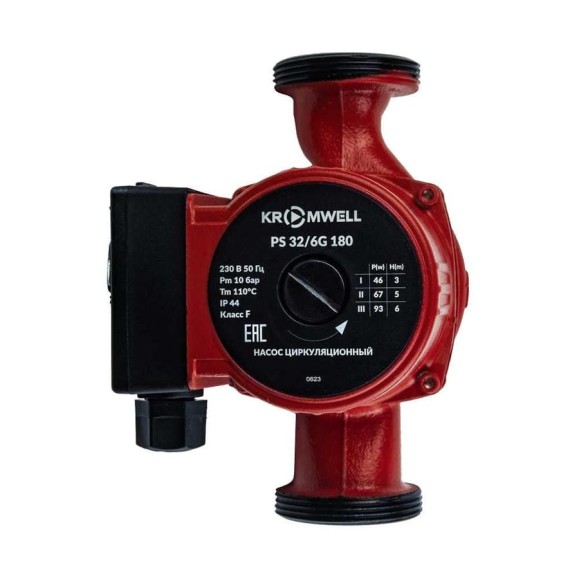 Циркуляционный насос KROMWELL (с гайками в комплекте) PS 32/6G 180 Циркуляционный насос KROMWELL (с гайками в комплекте) PS 32/6G 180