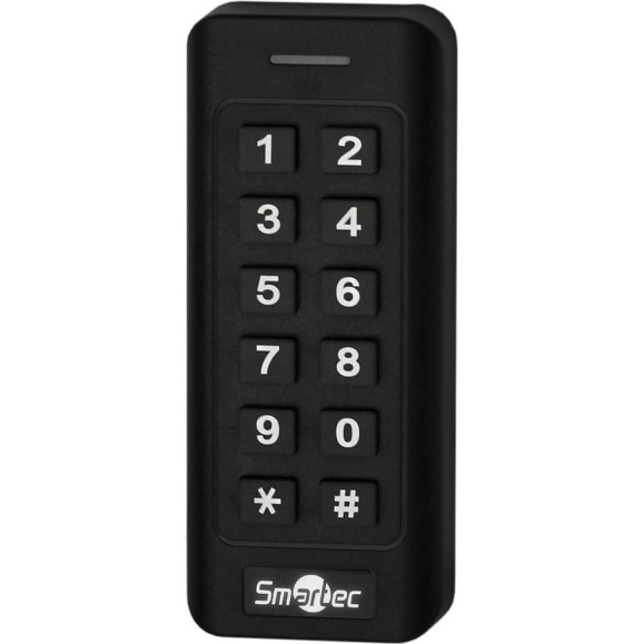 Считыватель Smartec ST-PR022EHMK-BK EM, HID prox, MIFARE с клавиатурой, черный smkd0757.1