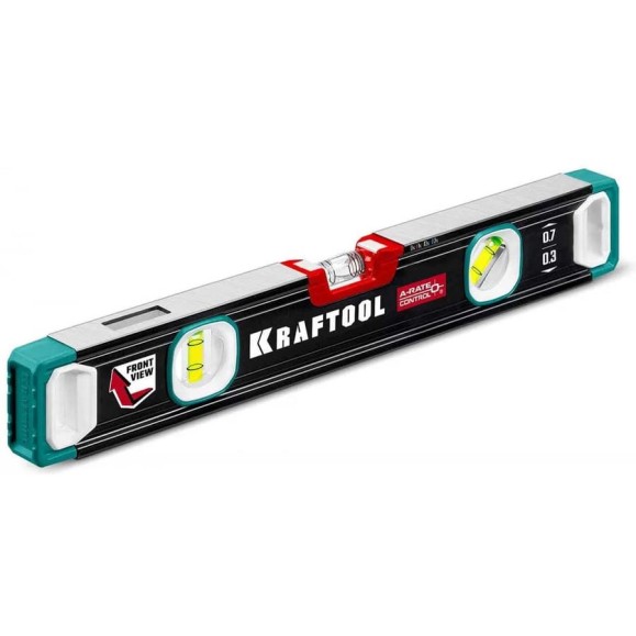 Сверхпрочный уровень KRAFTOOL A-RATE Control 400 мм, точность 0.3 мм/м, 34986-40 Сверхпрочный уровень KRAFTOOL A-RATE Control 400 мм, точность 0.3 мм/м, 34986-40