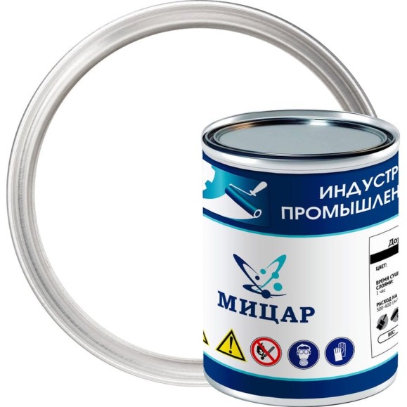 Краска для разметки Мицар АК-539, 0,8 кг, белый УТ000015545 Краска для разметки Мицар АК-539, 0,8 кг, белый УТ000015545