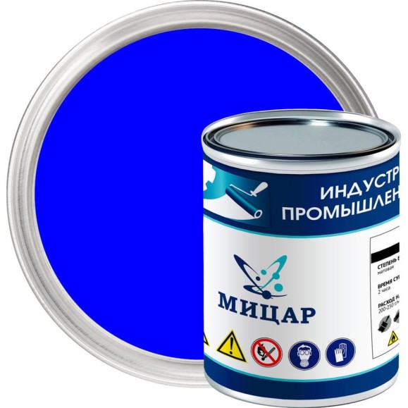 Эмаль Мицар ХС-75, 0.8 кг, синий УТ000014926 Эмаль Мицар ХС-75, 0.8 кг, синий УТ000014926