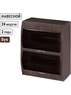 Щиток электрический бокс TDM ELECTRIC ЩРН-П-24 модулей навесной пластик IP41 "Эко" бук SQ0901-0025