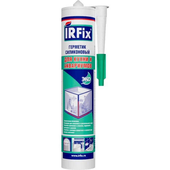 Герметик IRFIX для аквариумов силиконовый бесцветный 310мл 20020