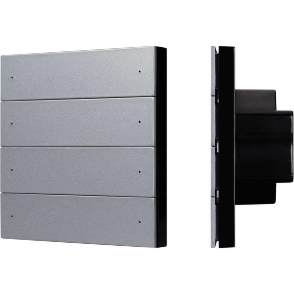 Кнопочная панель INTELLIGENT ARLIGHT SMART-ZB-801-22-1G-8SC-MULTI-IN Silver IARL, IP20, пластик 055487