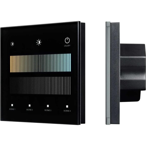 Сенсорная панель INTELLIGENT ARLIGHT SMART-DALI-301-11-1G-4SC-MIX-IN Black 046550