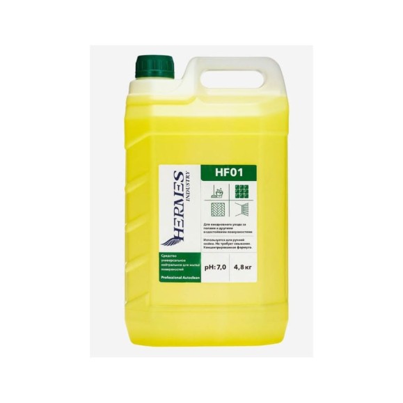 Средство универсальное нейтральное для мытья поверхностей HERMES INDUSTRY Professional Autoclean HF01 4,8 кг AU0040724