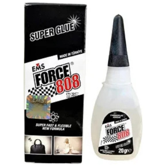 Цианоакрилатный клей EMS DUBELL EMS FORCE 808 20 гр, упаковка 30 шт 9630270359