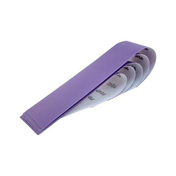 Полоски шлифовальные абразивные CERAMAX PURPLE FILM 70*420 мм без отверстий P100, 50 шт. 1CRX1374 Полоски шлифовальные абразивные CERAMAX PURPLE FILM 70*420 мм без отверстий P100, 50 шт. 1CRX1374