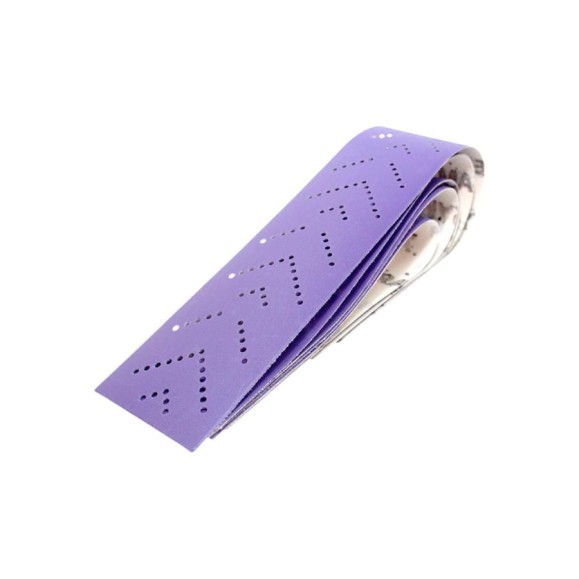 Полоски шлифовальные абразивные CERAMAX PURPLE FILM 70*420 мм multiholes P180, 50 шт. 1CRX1392