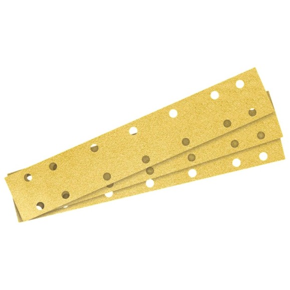 Полоски шлифовальные абразивные CERAMAX GOLD 70*420мм 14 отверстий, P100, 50 шт. 1CRX1216 Полоски шлифовальные абразивные CERAMAX GOLD 70*420мм 14 отверстий, P100, 50 шт. 1CRX1216