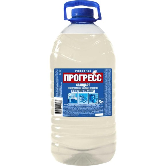 Универсальное моющее средство Прогресс Стандарт концентрат, 5 л, кан. ПЭТ М-08-9с Универсальное моющее средство Прогресс Стандарт концентрат, 5 л, кан. ПЭТ М-08-9с