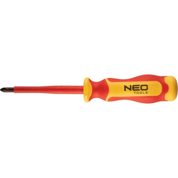 Отвертка NEO Tools PH2 x 6 x 100 мм, 1000 В 04-139 Отвертка NEO Tools PH2 x 6 x 100 мм, 1000 В 04-139