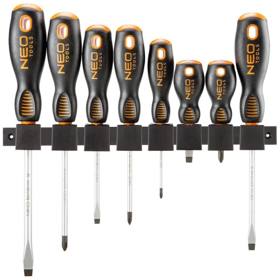 Набор отверток NEO Tools SL/PH 8 шт двухкомп рукоятка 04-207 Набор отверток NEO Tools SL/PH 8 шт двухкомп рукоятка 04-207