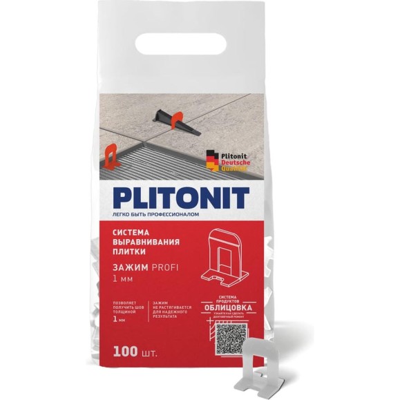 Зажим PLITONIT SVP-PROFI 1мм (100шт в пакете) 21829 Н008261