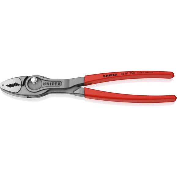 Клещи с фронтальным и боковым захватами Knipex TwinGrip, зев 5-27 мм, длина 250 мм, обливные ручки, SB KN-8201250SB Клещи с фронтальным и боковым захватами Knipex TwinGrip, зев 5-27 мм, длина 250 мм, обливные ручки, SB KN-8201250SB