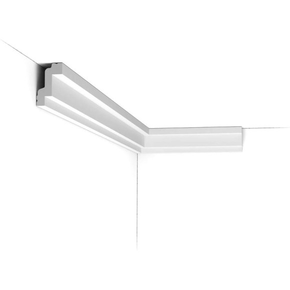Потолочный лепной карниз Oracdecor Orac белый, из дюрофома, 60 шт в упаковке CB531N
