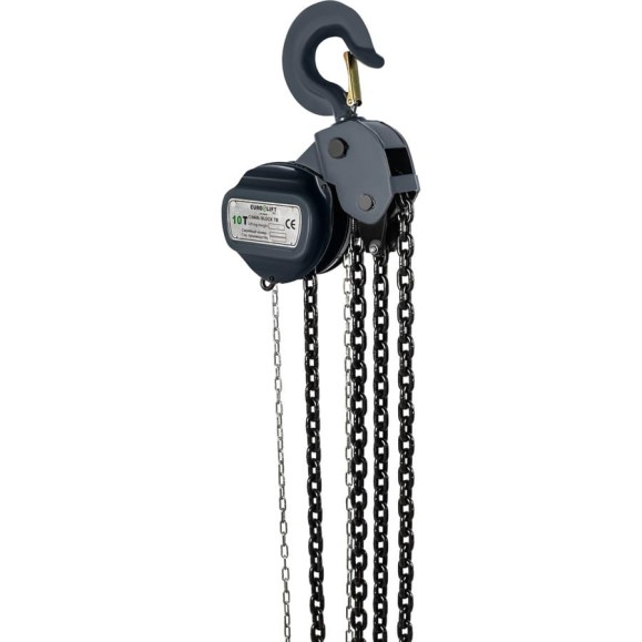 Ручная шестеренная стационарная таль EURO-LIFT ТВ - 10.0тн, 6.0м ТРШ 10/6