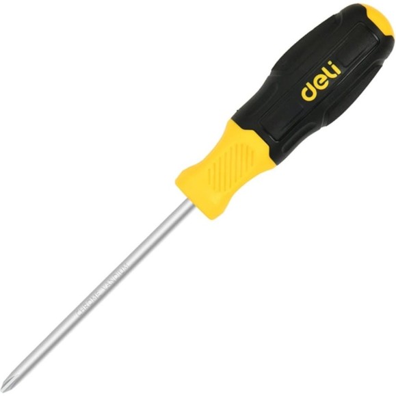 Отвертка Deli Torx T30x100мм DL6310030T, сталь Cr-V, двухкомпонентная прорезиненная рукоять 183589 Отвертка Deli Torx T30x100мм DL6310030T, сталь Cr-V, двухкомпонентная прорезиненная рукоять 183589