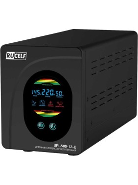 Источник бесперебойного питания RUCELF UPI-500-12-E Источник бесперебойного питания RUCELF UPI-500-12-E