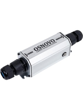 Уличный PoE удлинитель OSNOVO E-PoE/2GW 10/100/1000M Gigabit Ethernet до 500м (до 22W) со встроенной грозозащитой 6kV. sct1140