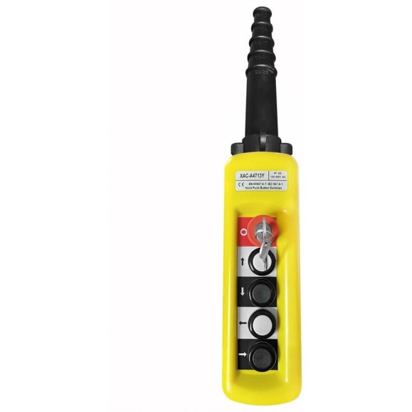 Пульт управления OCALIFT 4 кнопки, 1 скорость, стоп, ключ, IP65 XAC-A4713Y